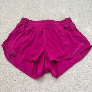 lululemon athletica Magenta Athletic Shorts